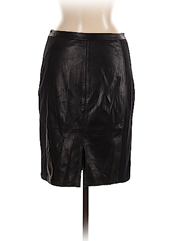 Halogen Leather Skirt (view 2)