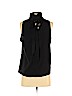 Hutch 100% Polyester Black Sleeveless Blouse Size S - photo 2