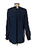 Ann Taylor LOFT 100% Lyocell Blue Long Sleeve Blouse Size S - photo 2