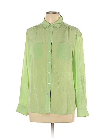 Talbots Long Sleeve Silk Top (view 1)