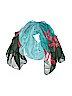 Unbranded Floral Blue Scarf One size - photo 1