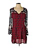 Patrons of Peace 100% Rayon Burgundy Casual Dress Size XS - photo 1