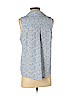 Who What Wear 100% Polyester Blue Sleeveless Blouse Size S - photo 2
