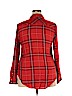 A New Day 100% Rayon Orange Long Sleeve Button-Down Shirt Size XXL - photo 2