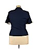 R&K Originals Blue Short Sleeve Blouse Size 14 - photo 2
