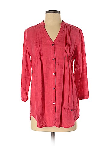 Sundance 3/4 Sleeve Button-Down Shirt (view 1)