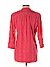 Sundance 100% Cotton Pink 3/4 Sleeve Button-Down Shirt Size S - photo 2