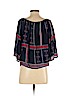 Allison Joy 100% Rayon Blue Short Sleeve Blouse Size S - photo 2