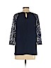 Cato 100% Polyester Blue 3/4 Sleeve Blouse Size S - photo 2
