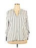 MICHAEL Michael Kors White 3/4 Sleeve Blouse Size XL - photo 1