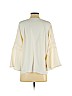 Ann Taylor LOFT 100% Polyester Ivory Long Sleeve Blouse Size S (petite) - photo 2