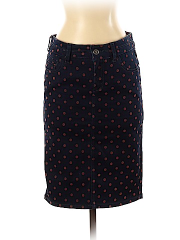 Pilcro and The Letterpress Denim Skirt (view 1)