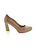 Nine West Tan Heels Size 9 1/2 - photo 1