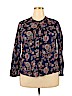 Caslon Blue Long Sleeve Blouse Size XL (petite) - photo 1