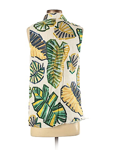 Lafayette 148 New York Sleeveless Button-Down Shirt (view 2)