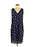 Gap 100% Rayon Blue Casual Dress Size L - photo 1