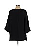 Anne Klein 100% Polyester Black Short Sleeve Blouse Size L - photo 2