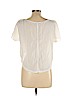 Hollister 100% Cotton White Short Sleeve Blouse Size L - photo 2