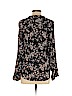 LC Lauren Conrad 100% Polyester Black Long Sleeve Button-Down Shirt Size S - photo 2