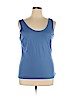 Boutique Essentials Blue Sleeveless Top Size XL - photo 1