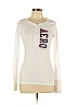 Aeropostale White Long Sleeve Henley Size L - photo 1
