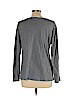 Ann Taylor LOFT Outlet 100% Cotton Gray Long Sleeve T-Shirt Size L - photo 2