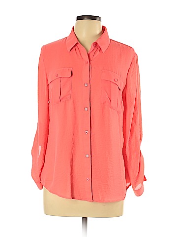 a.n.a. A New Approach Long Sleeve Blouse (view 1)