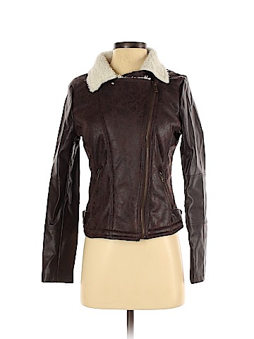 Charlotte Russe Faux Leather Jacket (view 1)