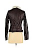 Charlotte Russe 100% Polyester Brown Faux Leather Jacket Size S - photo 2