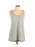 Ann Taylor LOFT Gray Sleeveless Top Size L - photo 1