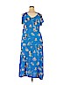 Xhilaration 100% Rayon Blue Casual Dress Size XXL - photo 2