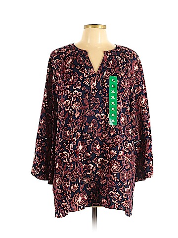 Gloria Vanderbilt 3/4 Sleeve Top (view 1)