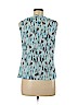 Kasper Blue Sleeveless Top Size M - photo 2
