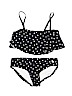 Abercrombie Polka Dots Blue Two Piece Swimsuit Size 15 - 16 - photo 1
