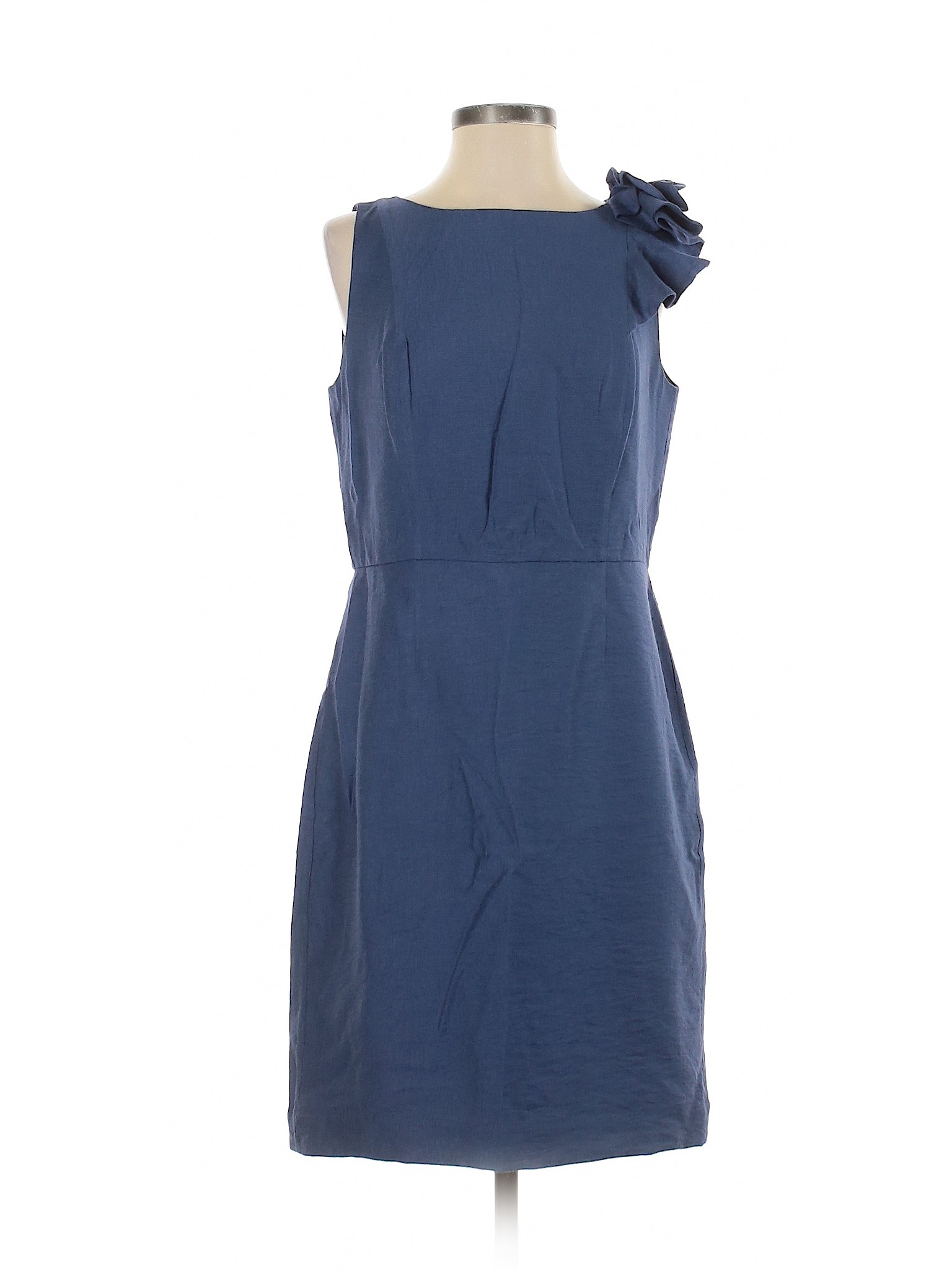Ann Taylor Factory Women Blue Casual Dress 8 Petites | eBay