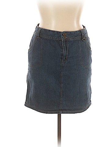 Faded Glory Denim Skirt (view 1)