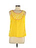 Boden 100% Linen Yellow Sleeveless Blouse Size 6 - photo 1