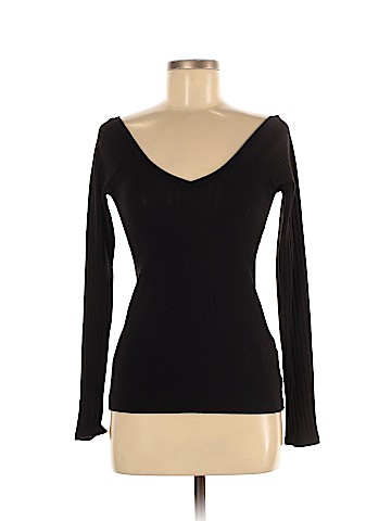 Zara W&B Collection Long Sleeve T-Shirt (view 1)