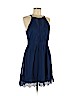 Francesca's 100% Polyester Blue Casual Dress Size M - photo 1