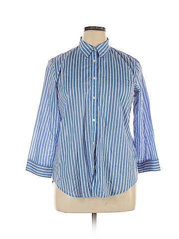 Lauren by Ralph Lauren Long Sleeve Button-Down Shirt (view 1)
