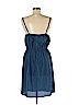 Ann Taylor LOFT 100% Polyester Blue Casual Dress Size M - photo 2