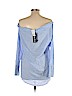 Timing 100% Rayon Blue Long Sleeve Blouse Size L - photo 2