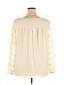 Ann Taylor LOFT 100% Polyester Ivory Long Sleeve Blouse Size XXL - photo 2