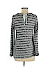 Anthropologie 100% Cotton Gray Long Sleeve Top Size M - photo 2