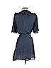 Stone Cold Fox 100% Silk Blue Casual Dress Size Med (2) - photo 2