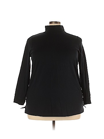 Woman Within 3/4 Sleeve Top (view 1)