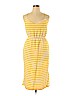 J.Crew 100% Polyester Yellow Casual Dress Size 16 - photo 1