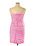 J. Crew Factory Store 100% Polyester Pink Casual Dress Size 14 - photo 2