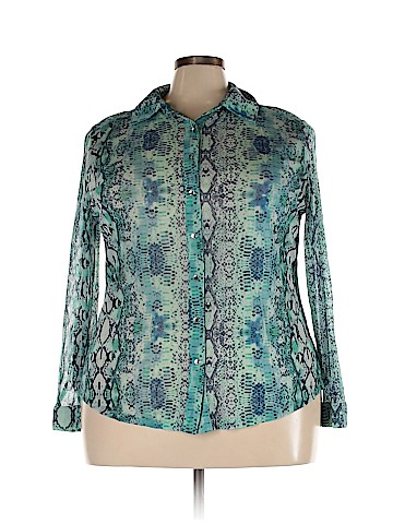 INC International Concepts Long Sleeve Blouse (view 1)