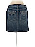 White House Black Market 100% Cotton Blue Denim Skirt Size 8 - photo 2